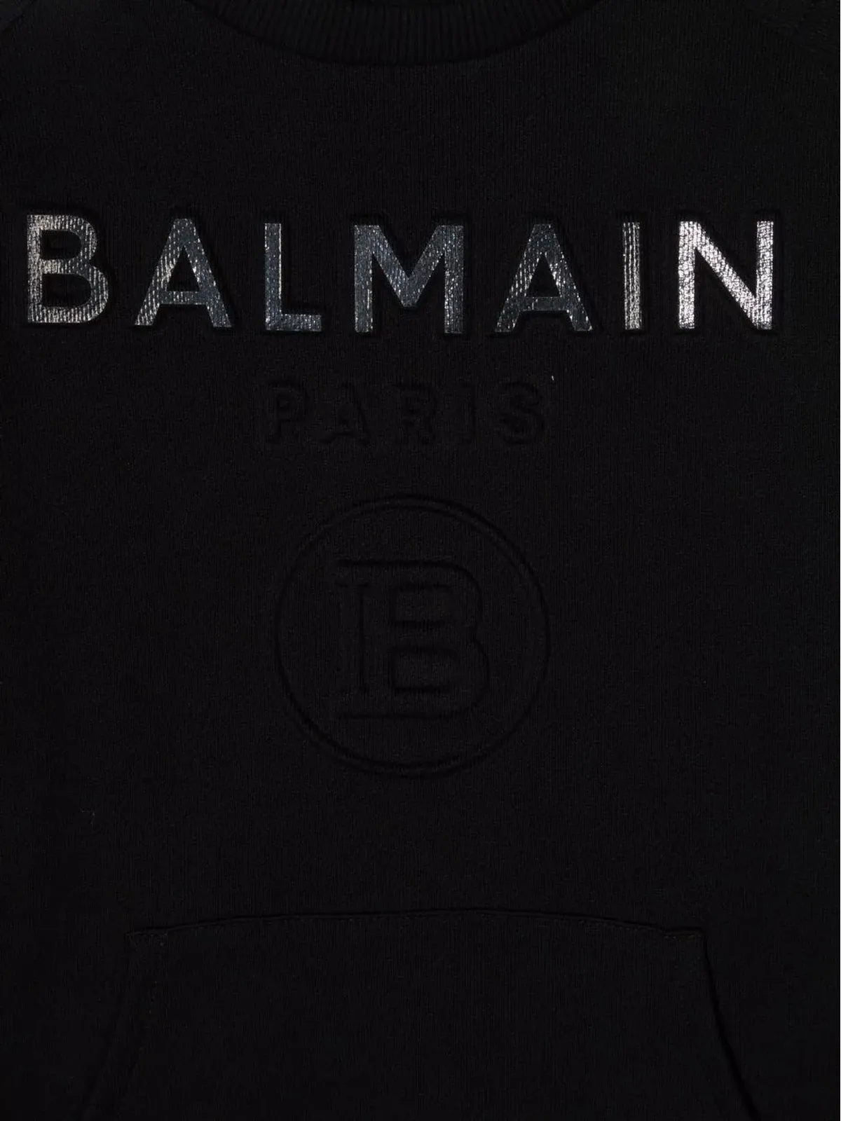 Balmain Kids ロゴ入り コットン スウェットシャツ - 画像3