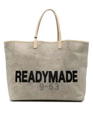 Readymade ロゴプリント コットン トートバッグ - サムネイル1