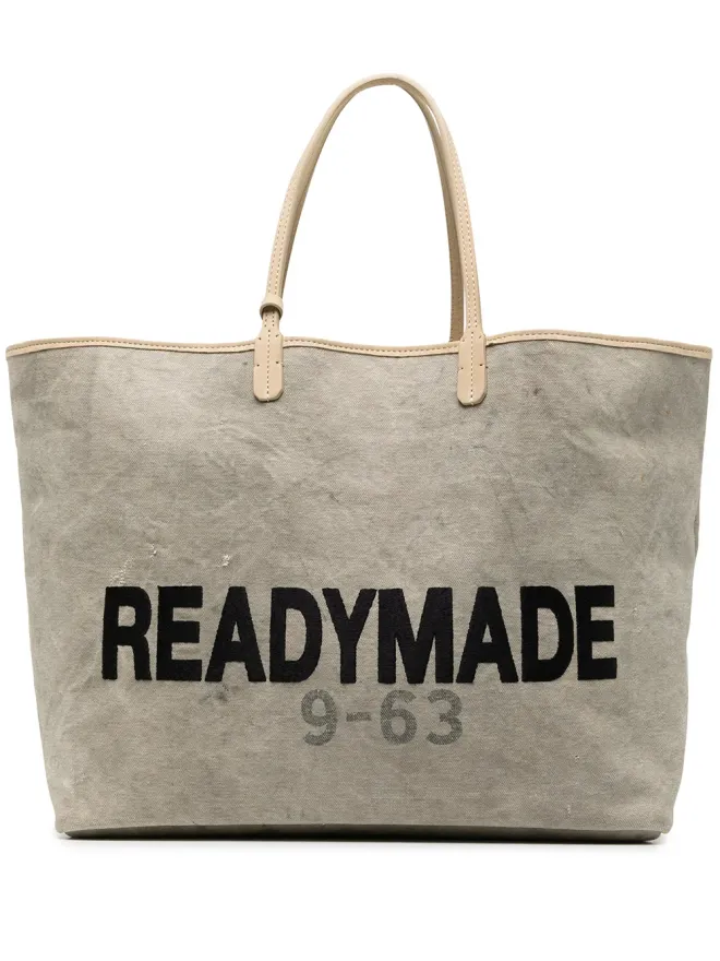 Readymade Readymade ロゴプリント コットン トートバッグの商品画像