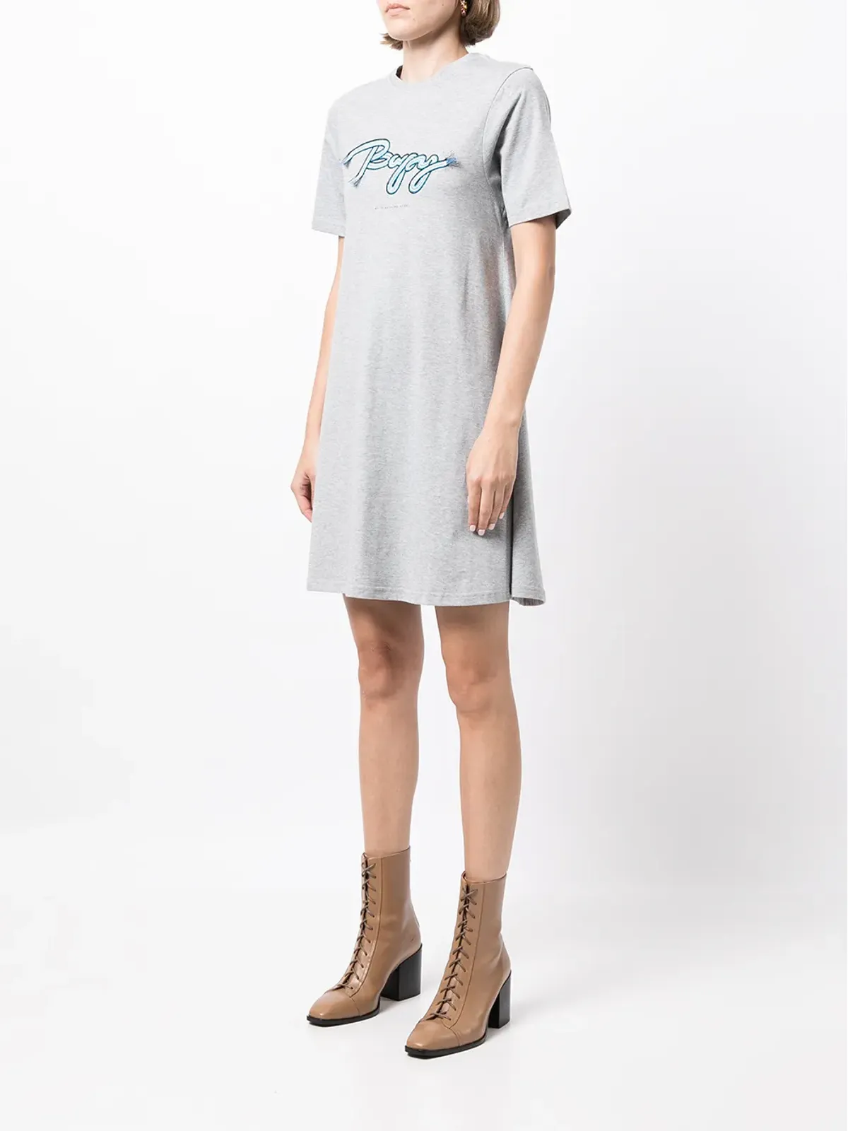 A BATHING APE® 刺繍ロゴ Tシャツドレス - 画像3