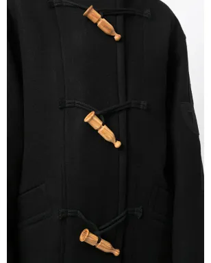 Patou カシミヤ混ウール ダッフルコート（ブラック） - サムネイル5
