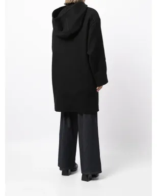 Patou カシミヤ混ウール ダッフルコート（ブラック） - サムネイル4