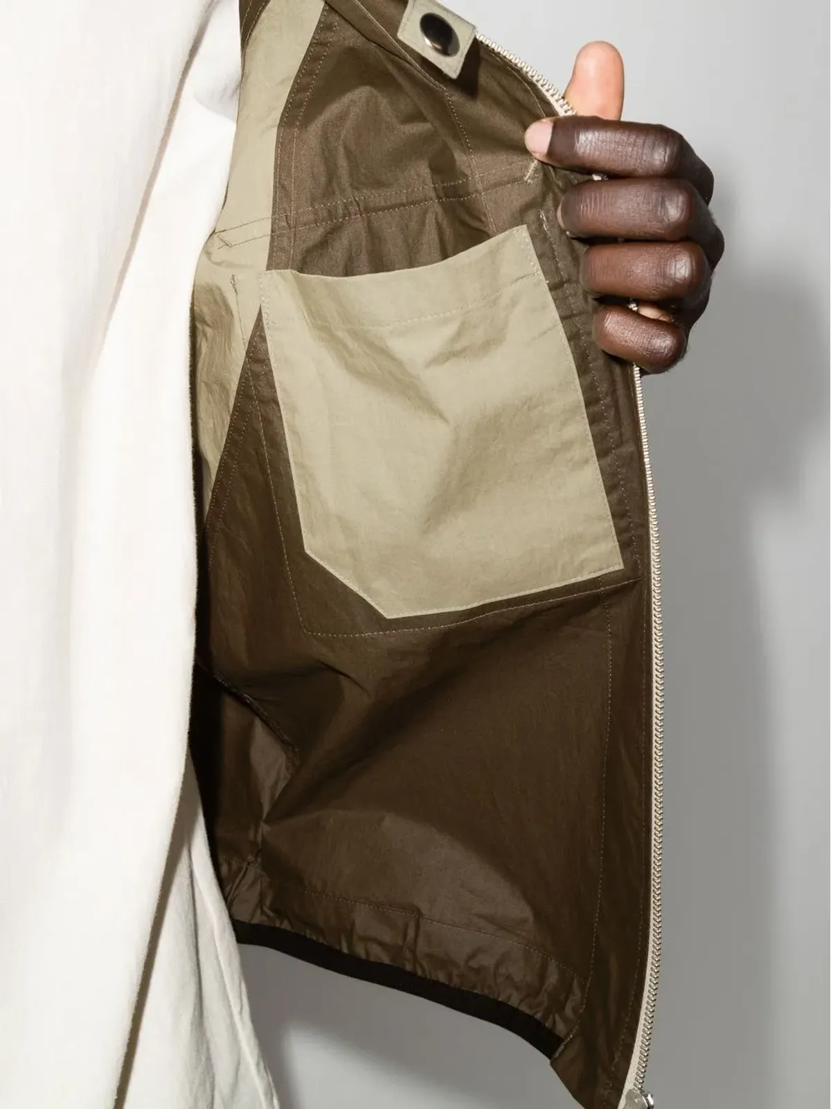 RANRA panelled track jacket - Neutrals - 画像4