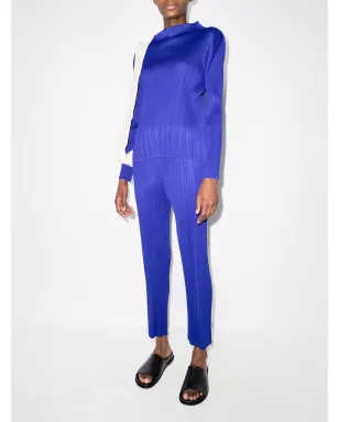 Pleats Please Issey Miyake Monthly Colours January プリーツ風トップ - Blue - サムネイル5
