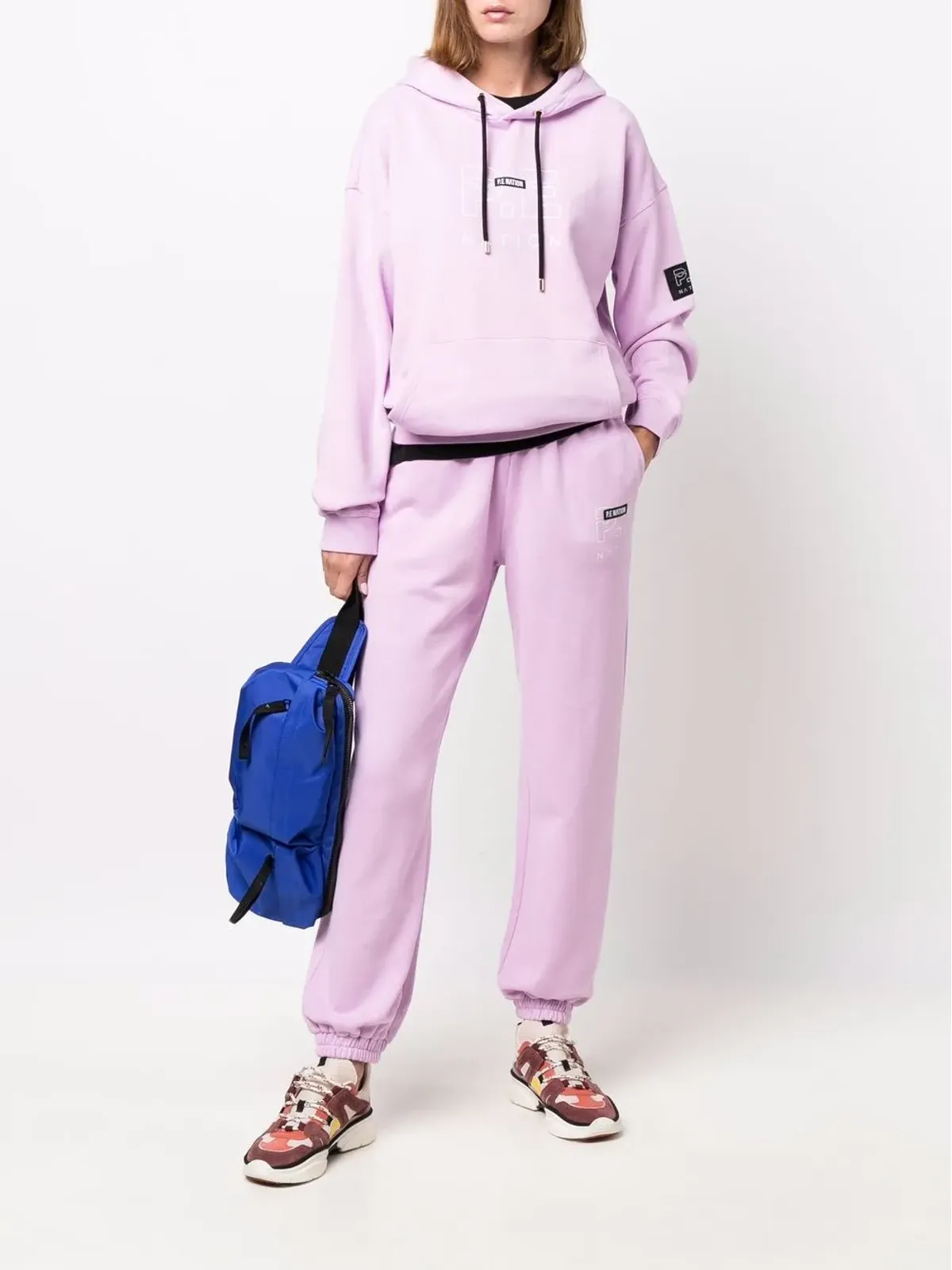 P.E Nation ロゴパッチ トラックパンツ - 画像2