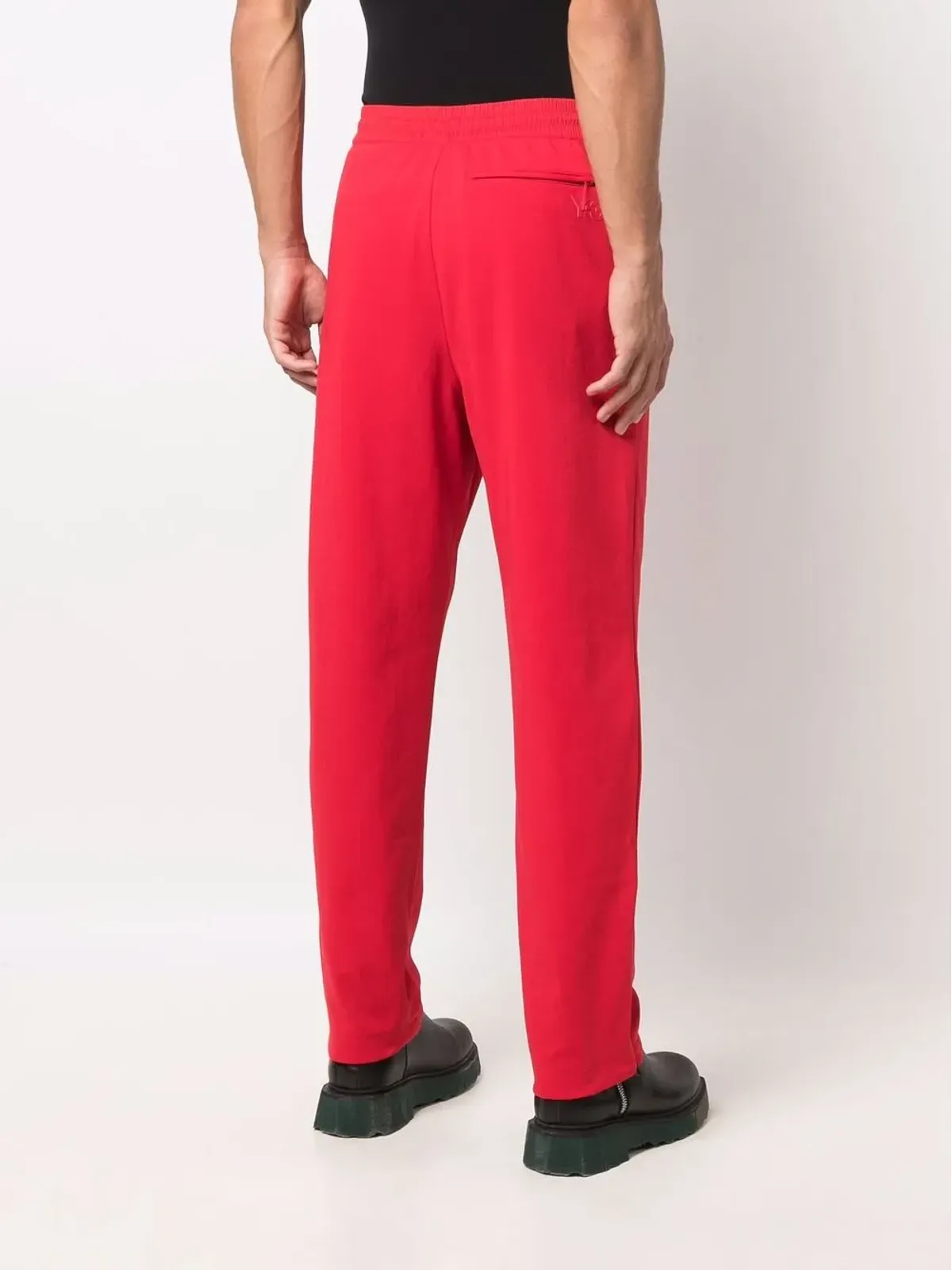 Y-3 露出縫いトラックパンツ - 画像4