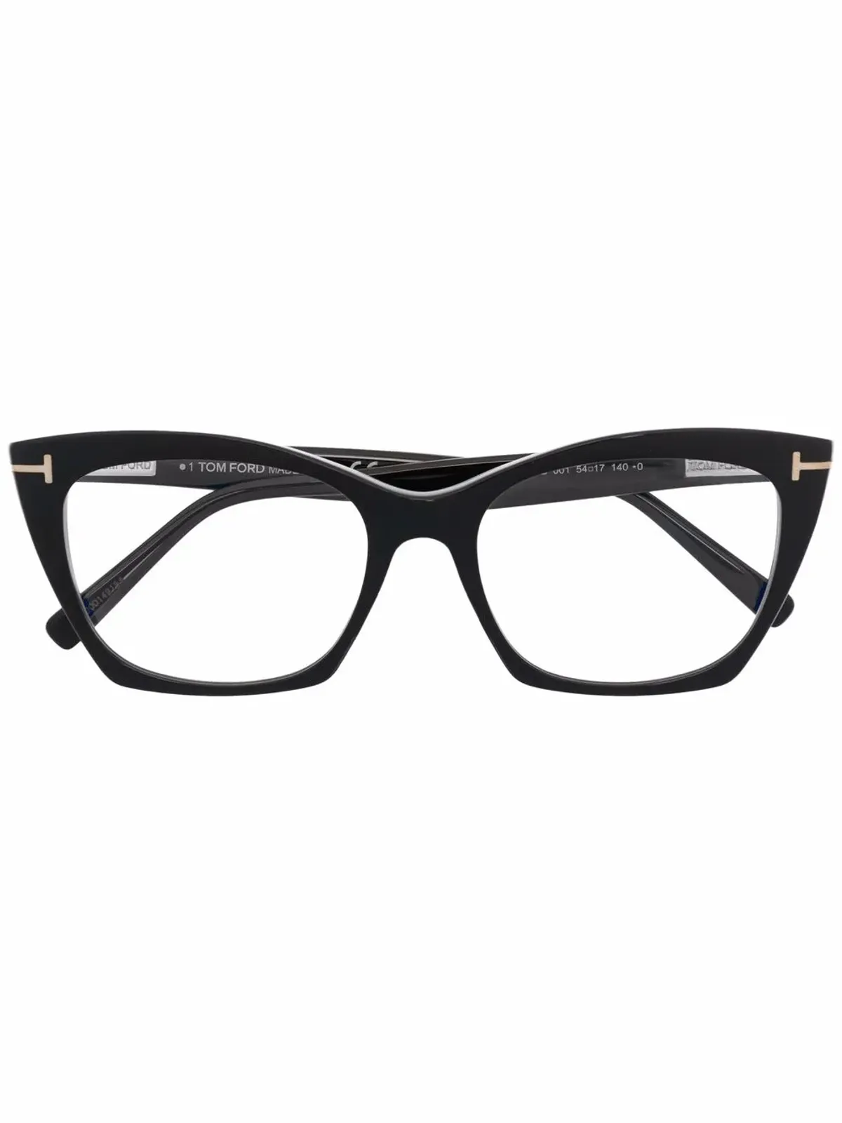 TOM FORD Eyewear ロゴプレート キャットアイグラス - 画像1