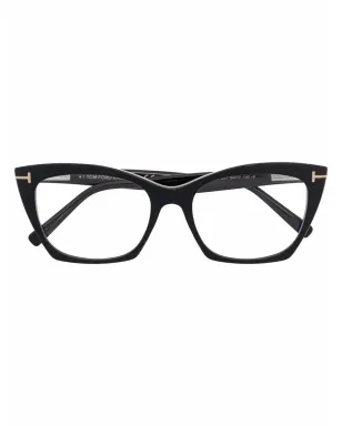 TOM FORD Eyewear ロゴプレート キャットアイグラス - サムネイル1