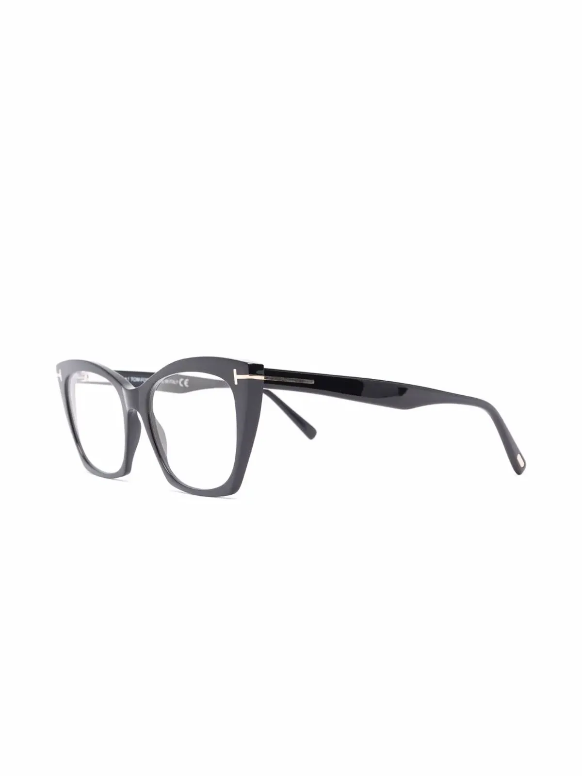 TOM FORD Eyewear ロゴプレート キャットアイグラス - 画像2