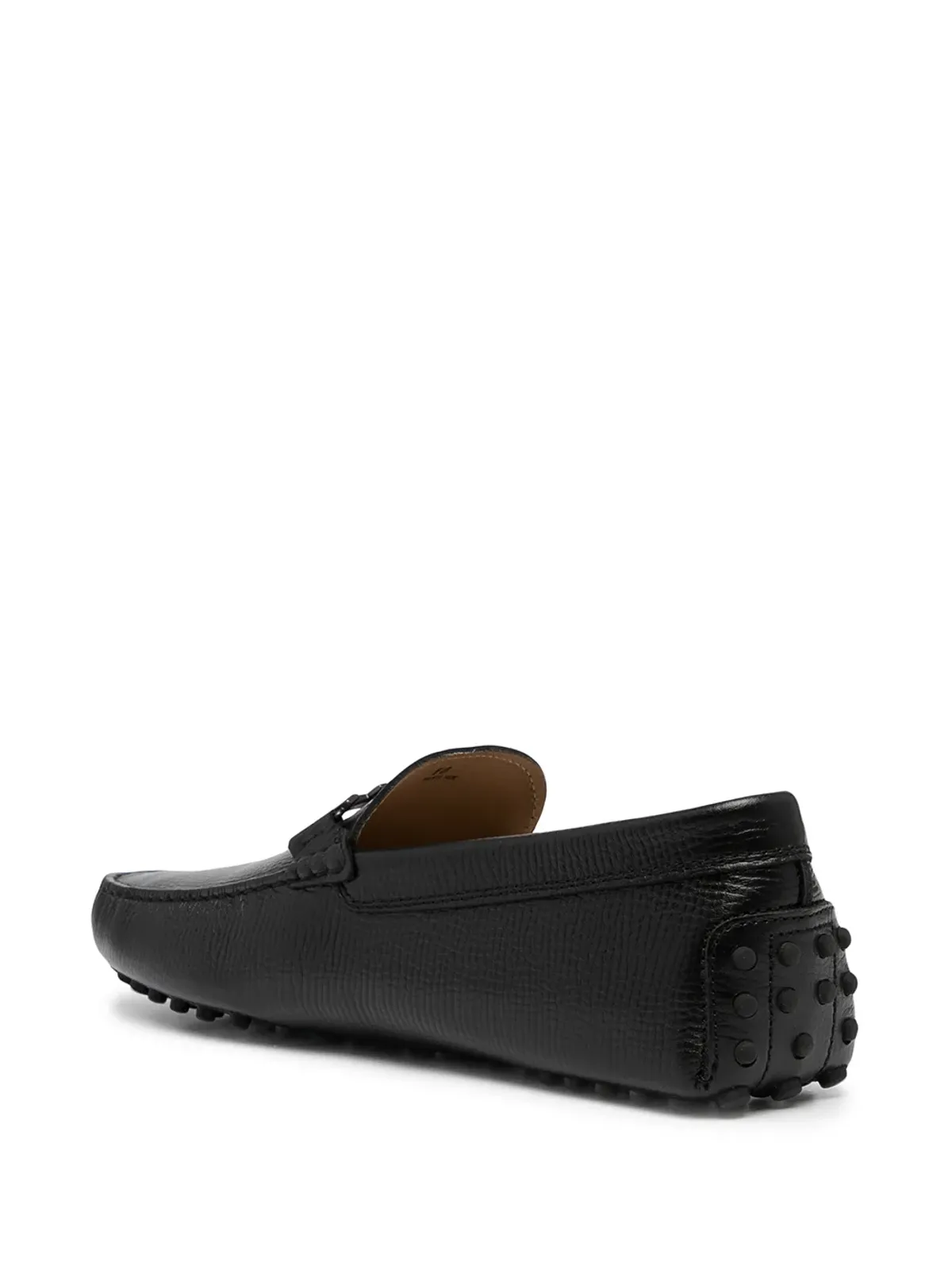 Tod's ゴンミーニ テクスチャード レザー ローファー - 画像3