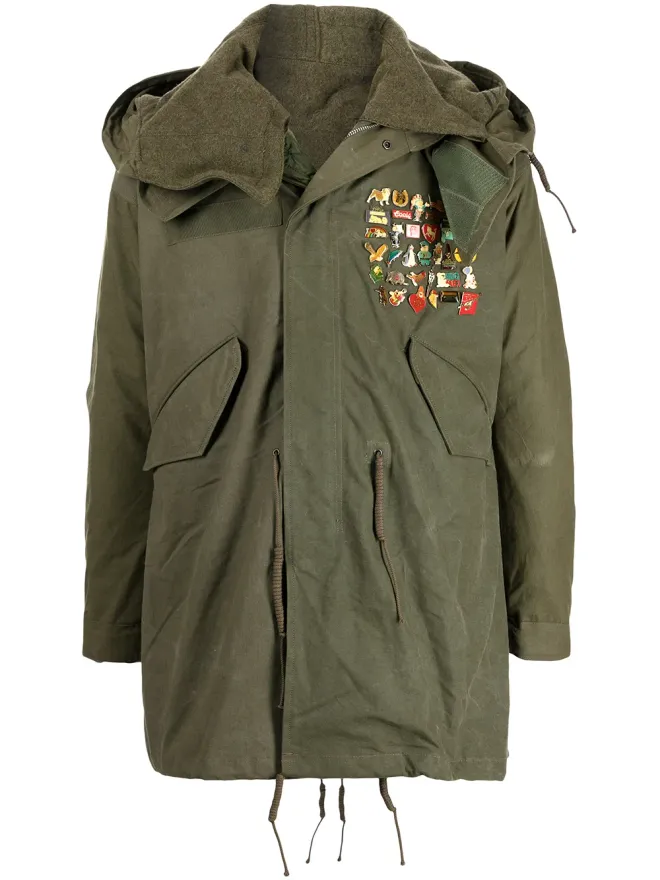 Readymade Readymade ピン付きフィッシュテールパーカの商品画像