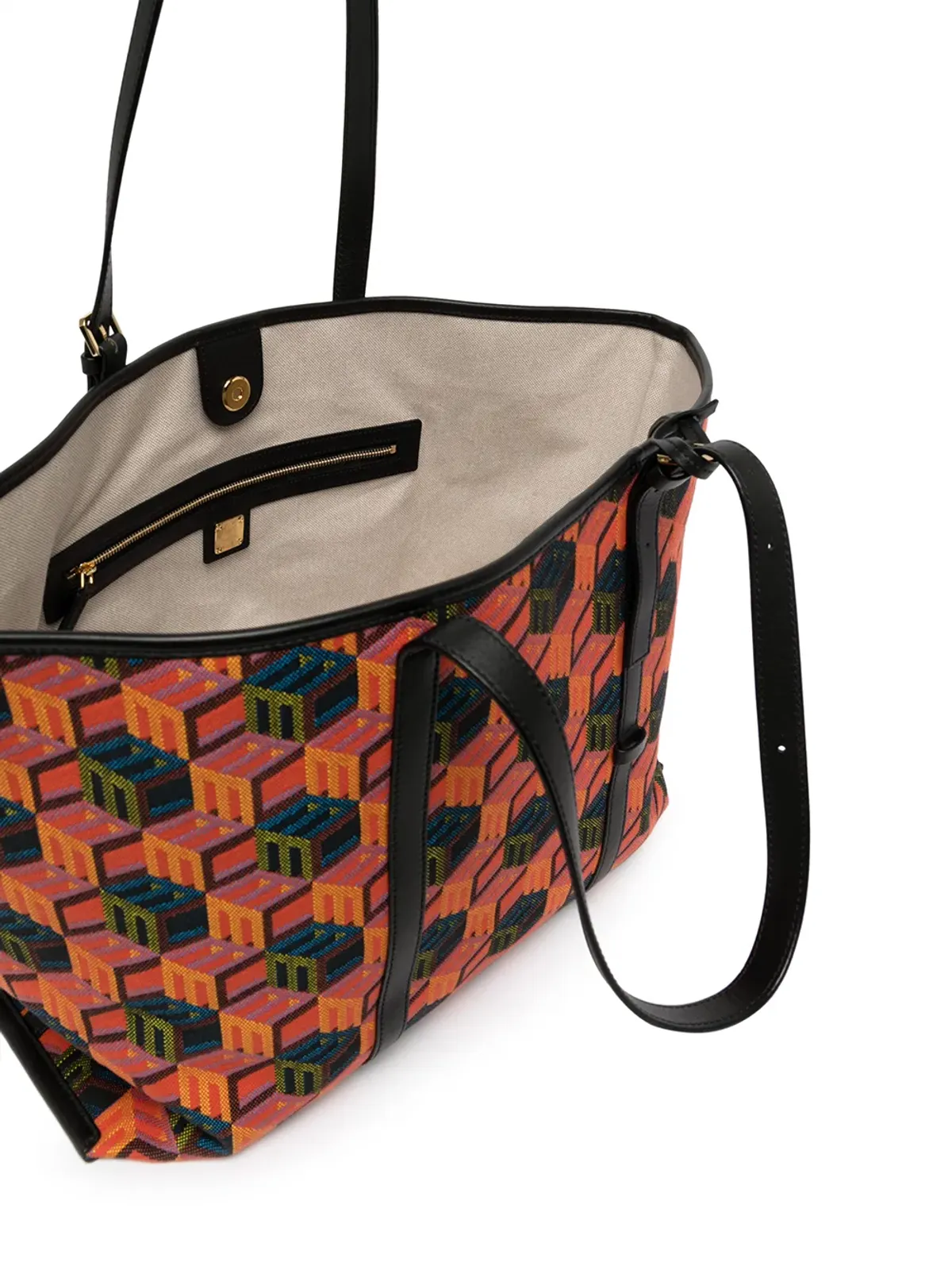 MCM キュービックモノグラムジャカード トートバッグ - 画像5