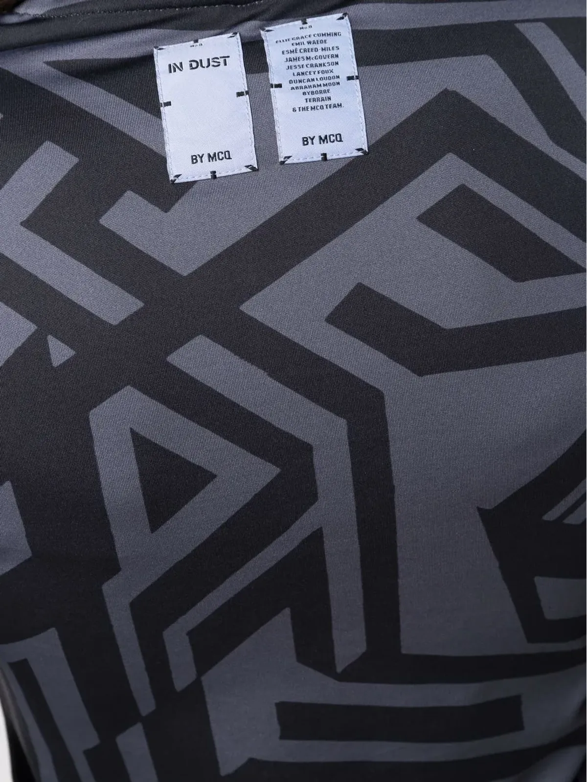MCQ 幾何学プリントのトップス - 画像5