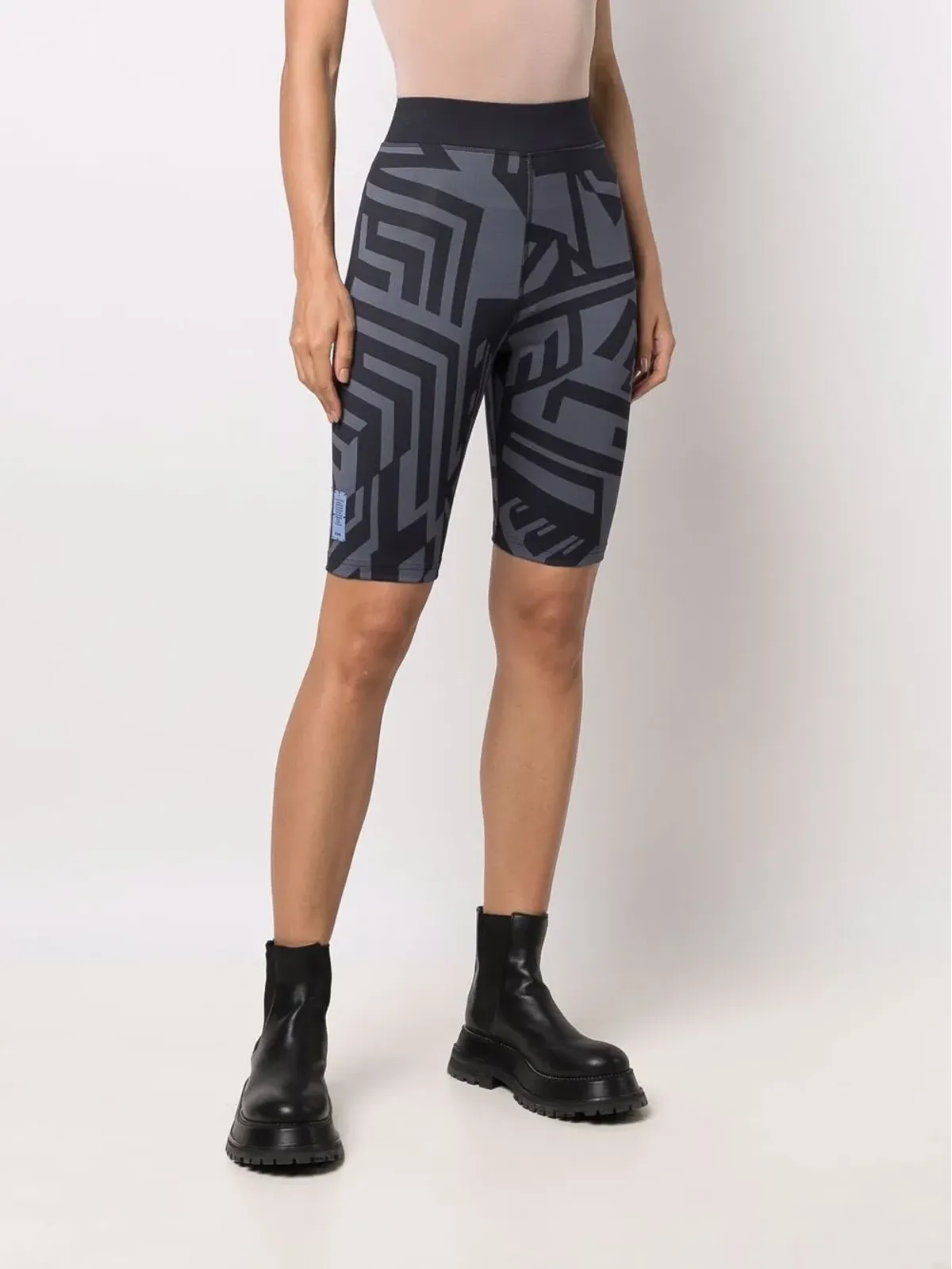 MCQ ストレッチデザイン アブストラクトプリントショーツ - 画像3