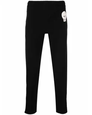 Alexander McQueen スカルパッチ スリムフィット トラックパンツ ブラック - サムネイル1