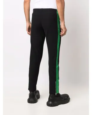 Alexander McQueen スカルパッチ スリムフィット トラックパンツ ブラック - サムネイル4