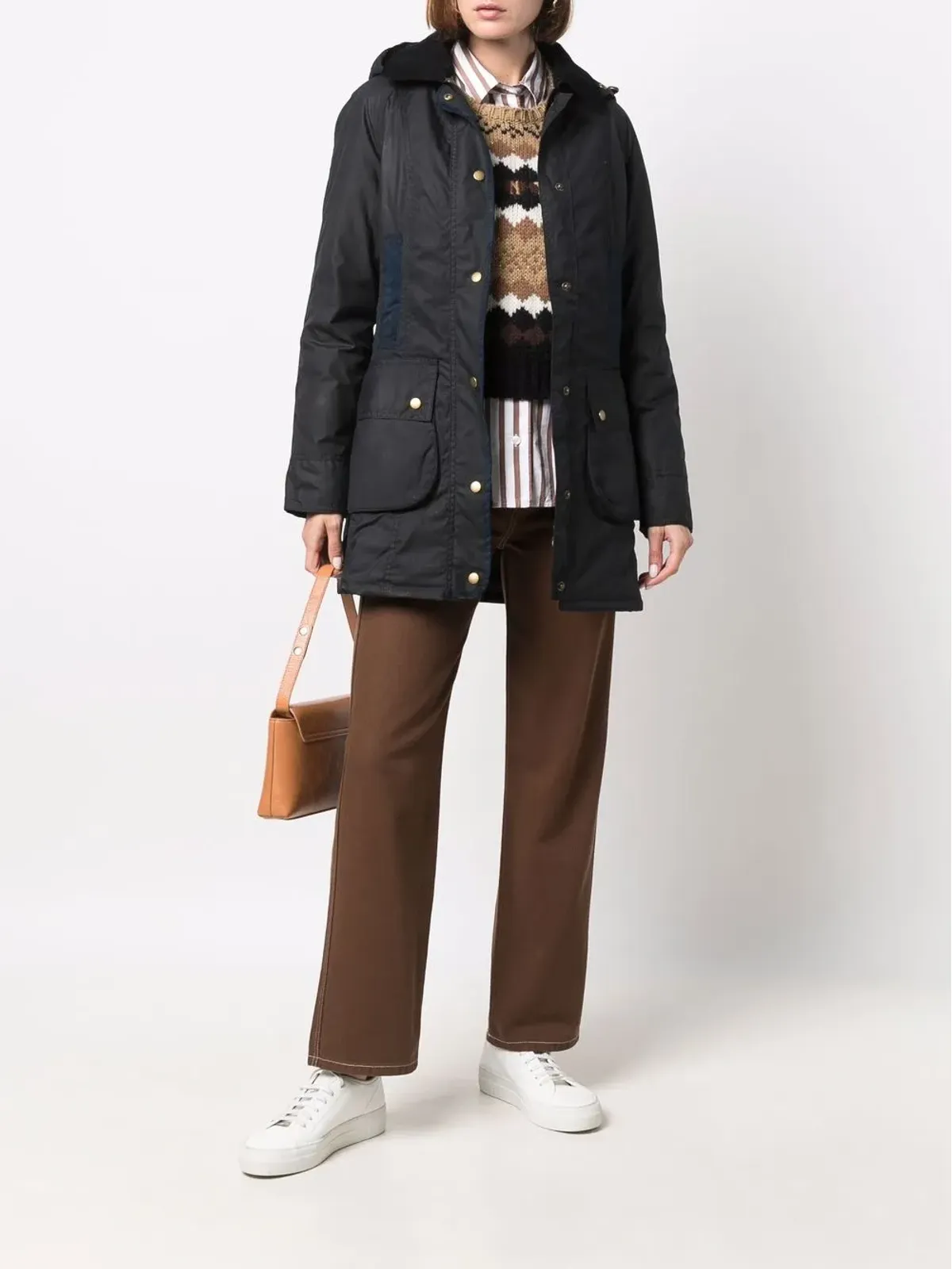 Barbour フード付きパーカコート - 画像2