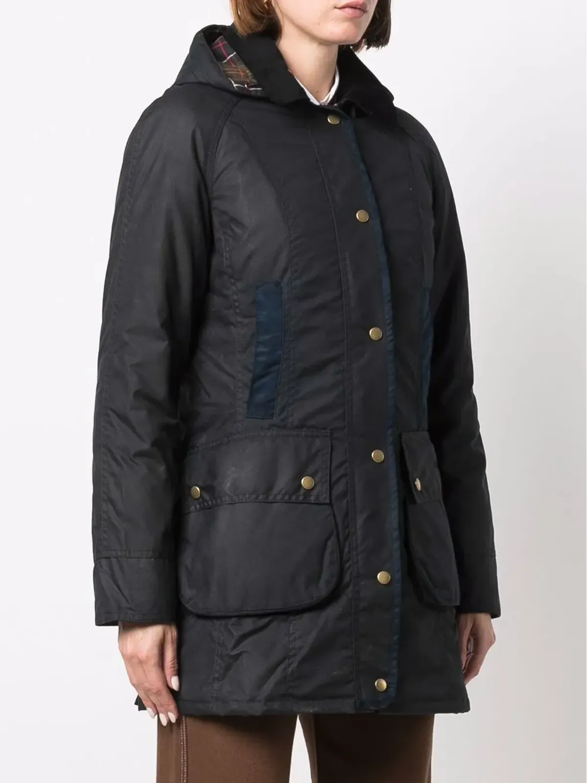 Barbour フード付きパーカコート - 画像3