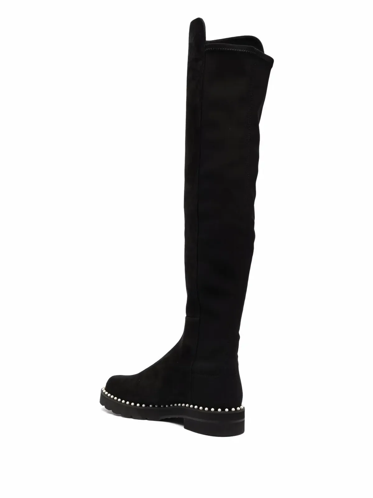 Stuart Weitzman オーバー・ザ・ニー ビーズ刺繍ブーツ - 画像3