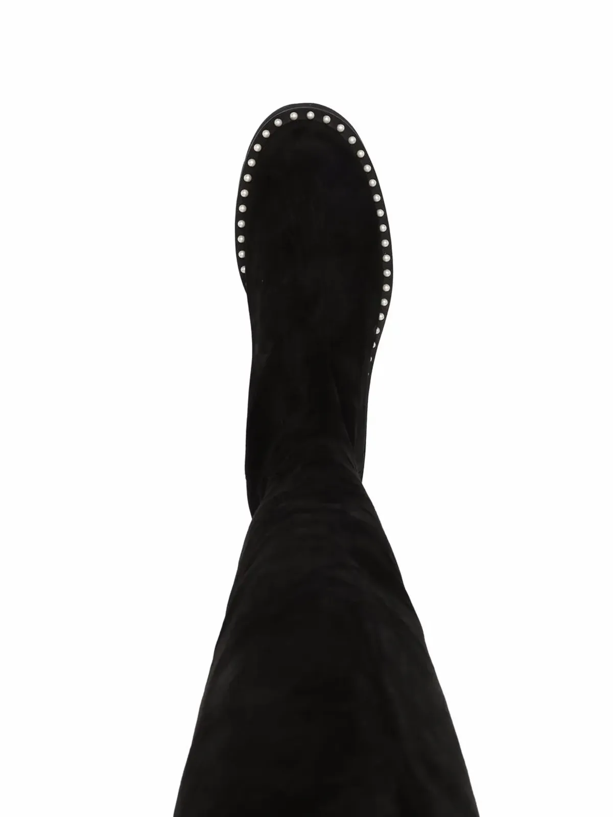 Stuart Weitzman オーバー・ザ・ニー ビーズ刺繍ブーツ - 画像4