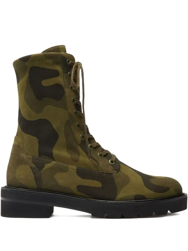 Stuart Weitzman Stuart Weitzman Ande Liftie レースアップ コンバットブーツの商品画像