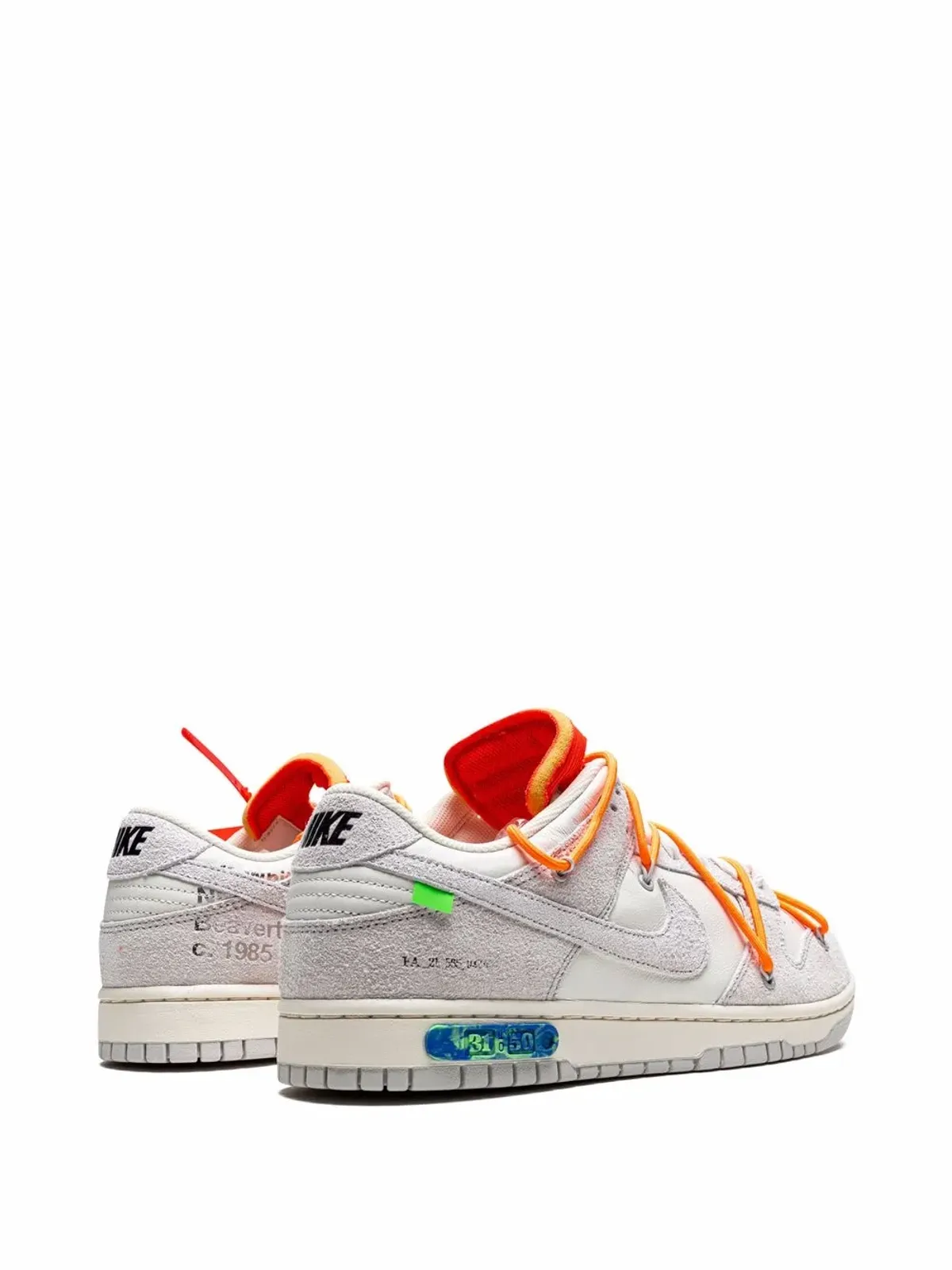 Nike X Off-White ダンク ロー Lot 31 スニーカー - Neutrals - 画像3