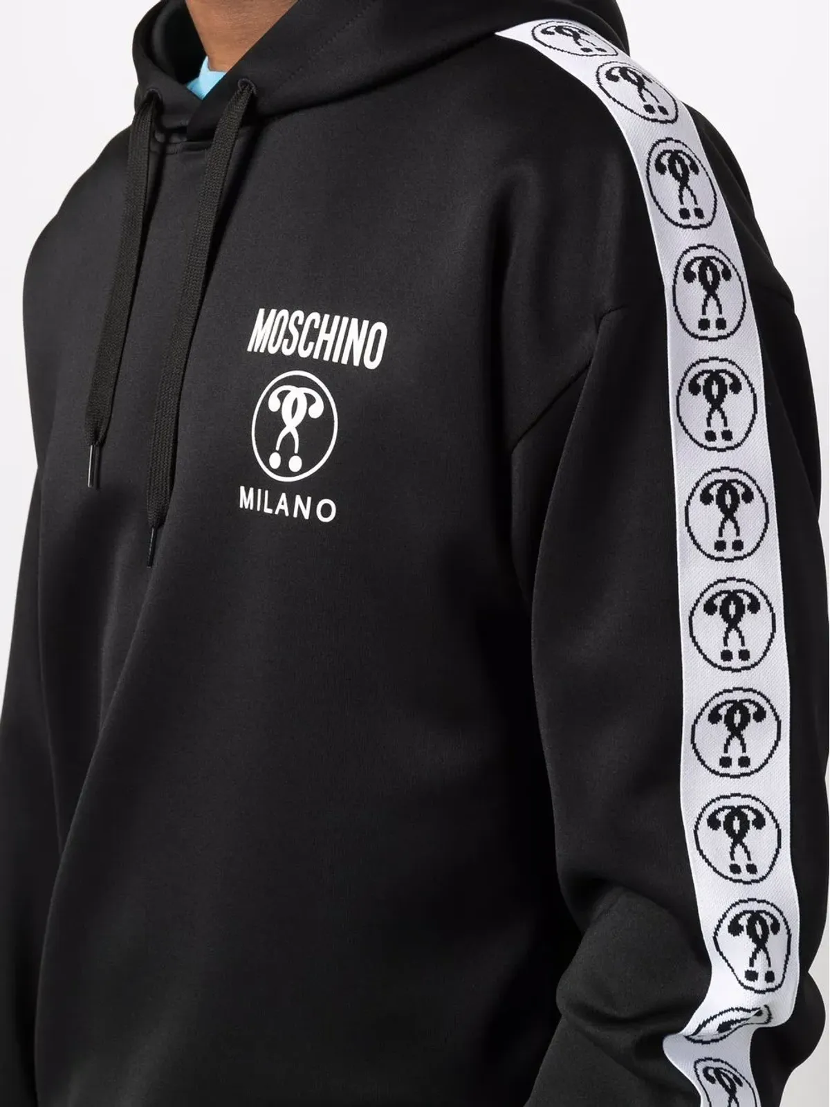 Moschino ロゴテープ フーディ - 画像5