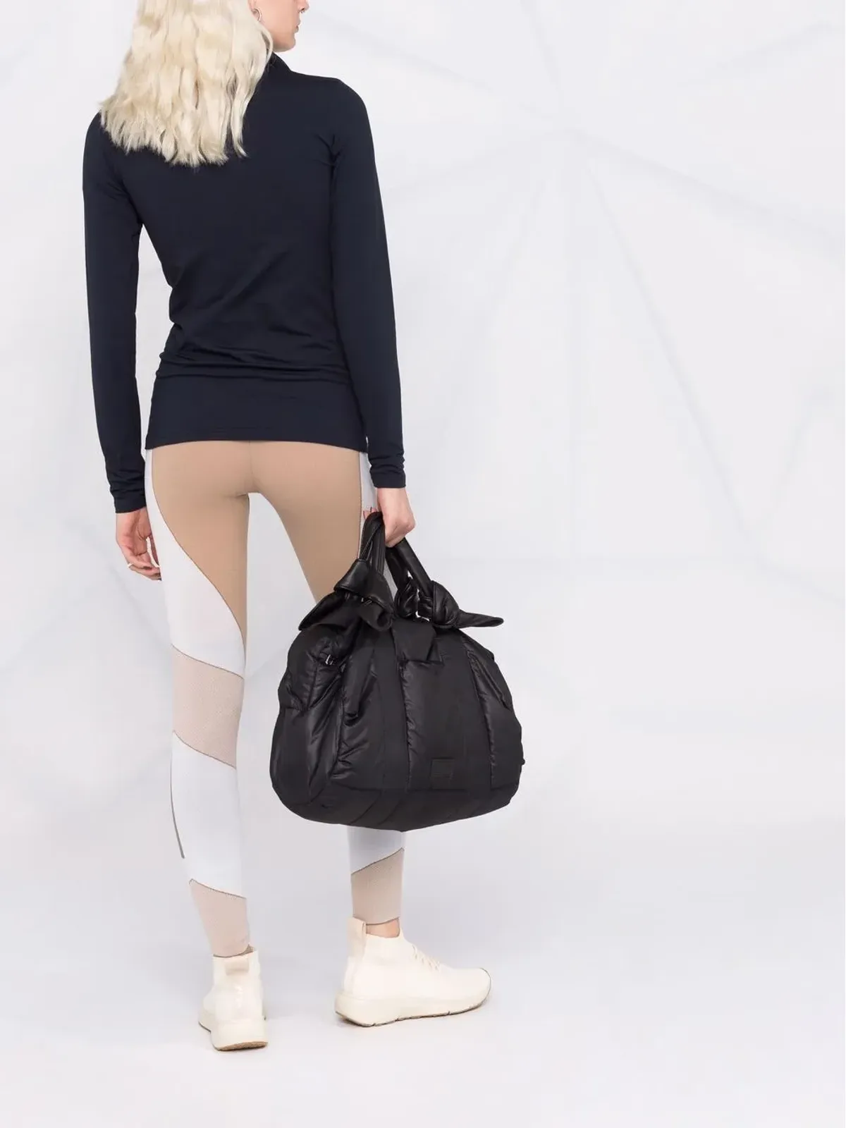 Fusalp ロゴパッチ付きジップファスニングトップ - ブルー - 画像4