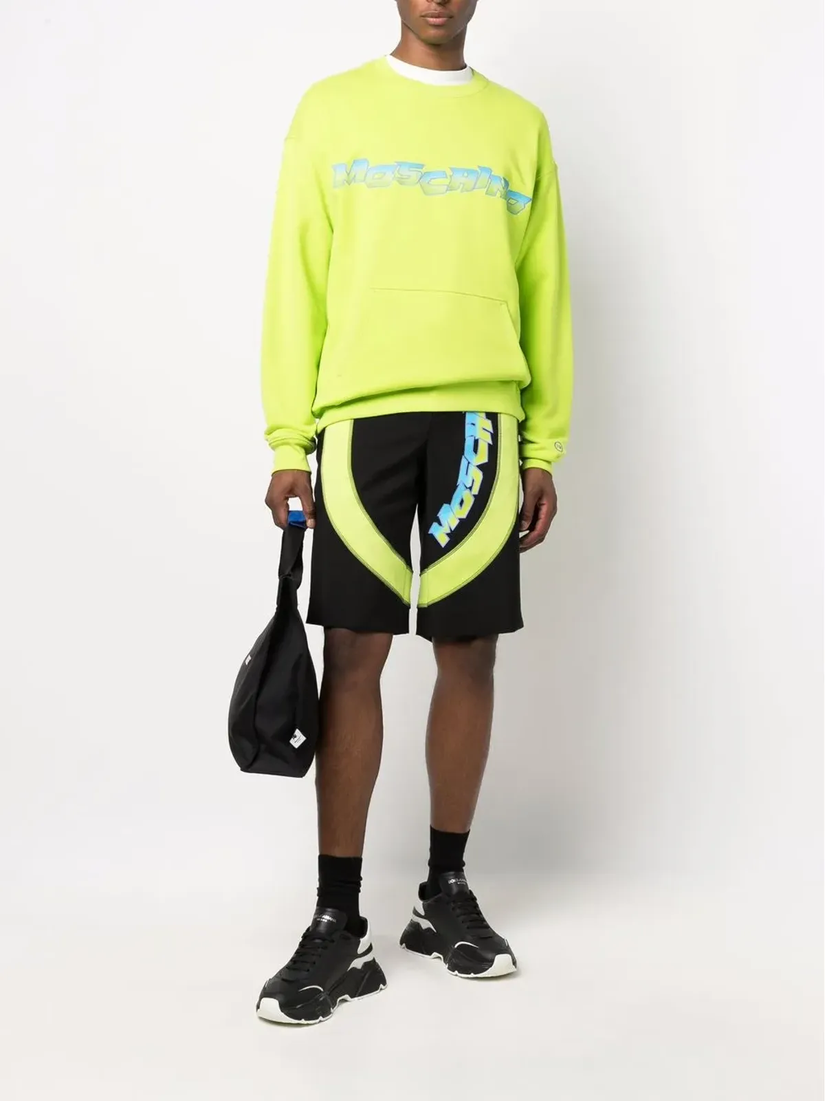 Moschino ロゴプリント テーラードショーツ - 画像2