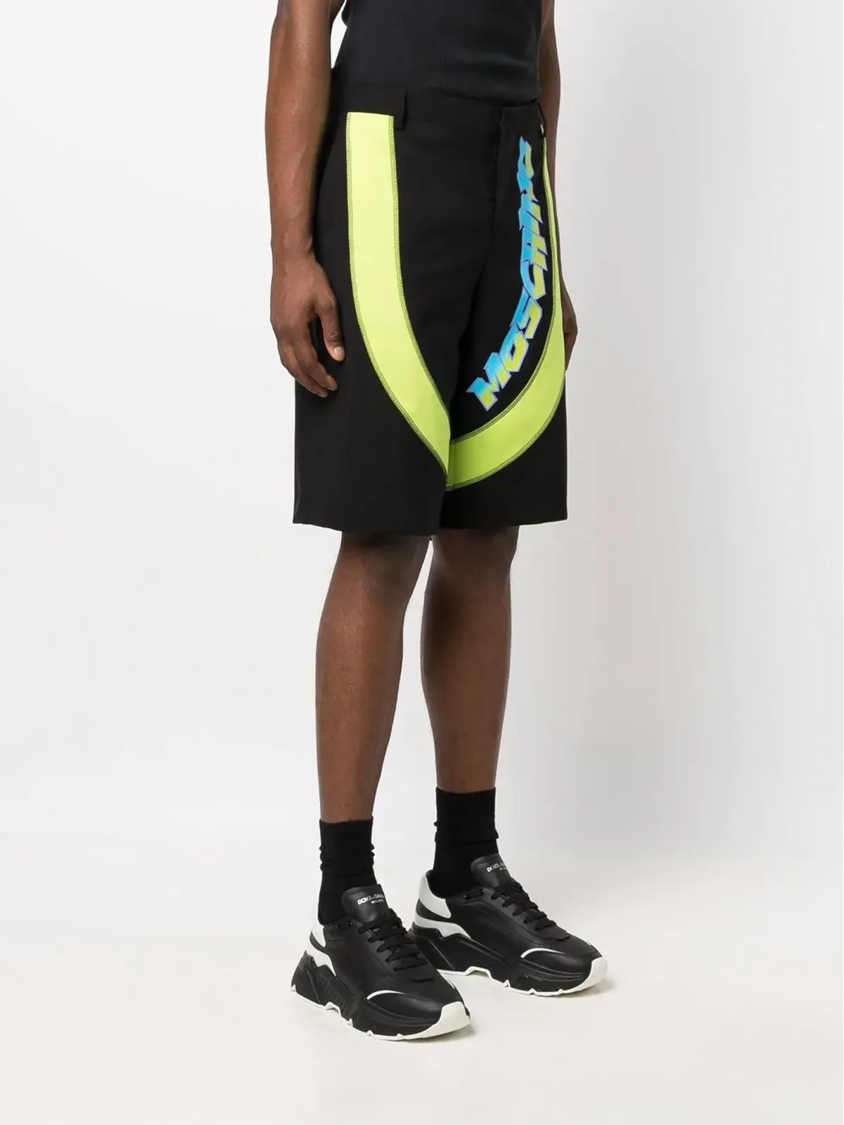 Moschino ロゴプリント テーラードショーツ - 画像3