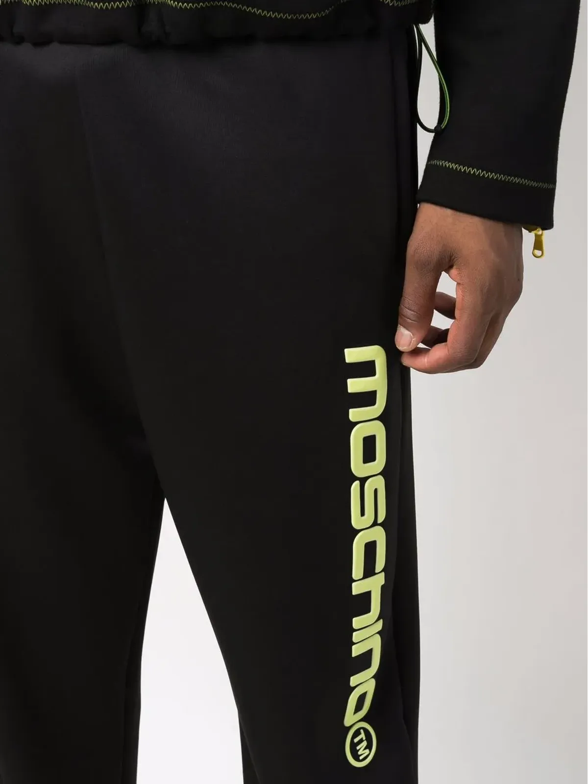 Moschino 伸縮性のあるトラックパンツ - ブラック - 画像5