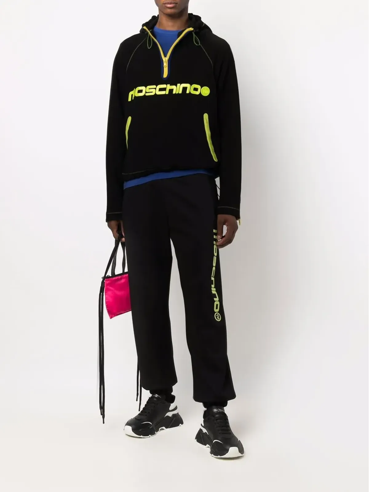 Moschino 伸縮性のあるトラックパンツ - ブラック - 画像2