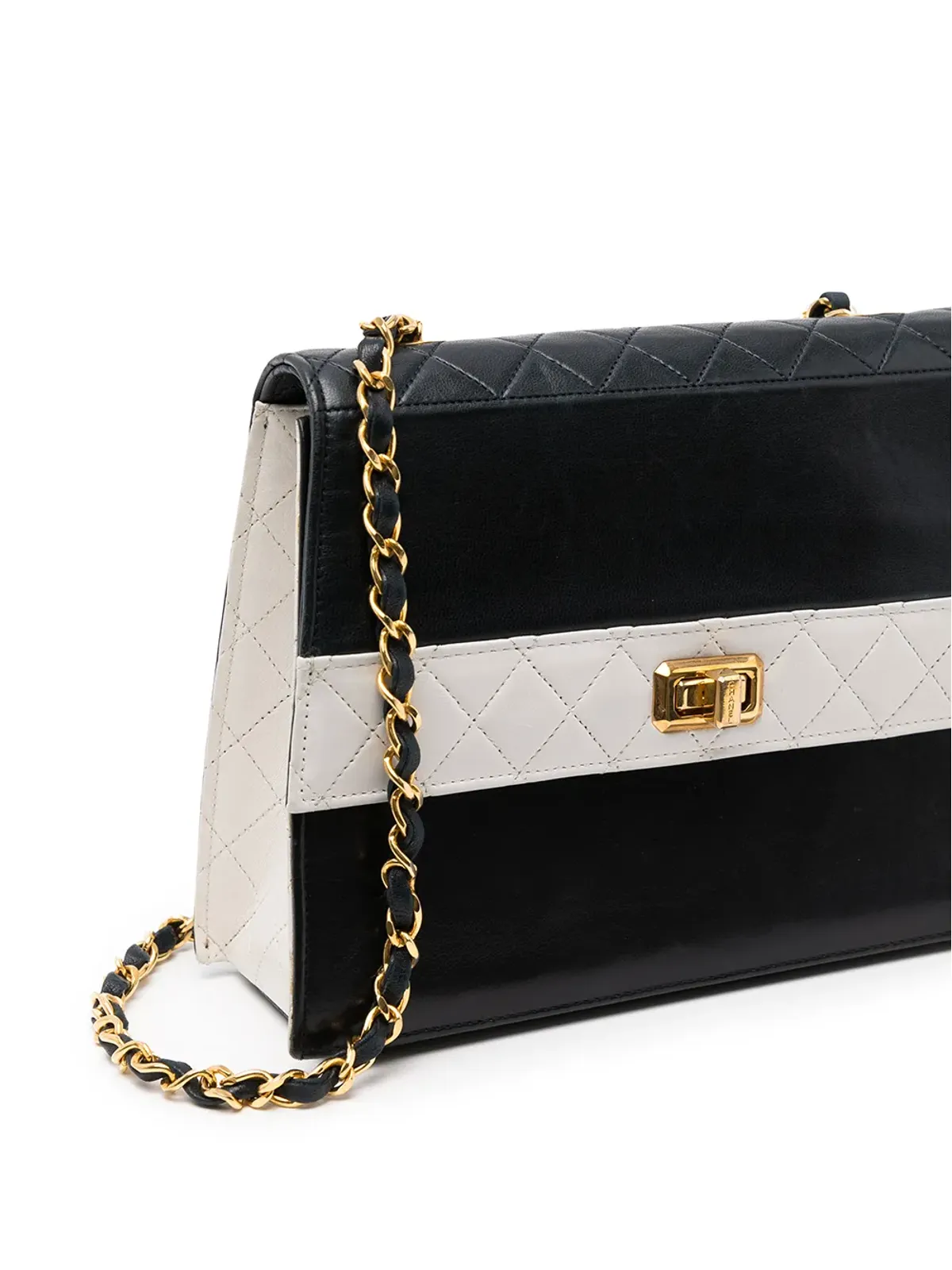 CHANEL ヴィンテージ ダイヤモンドキルト ショルダーバッグ - 画像4