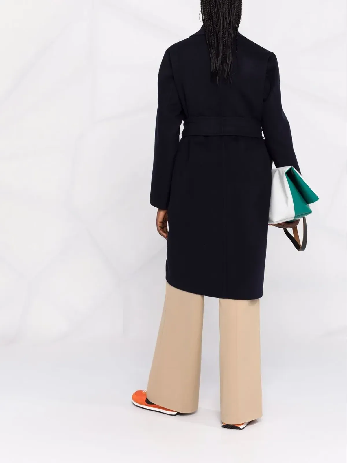 10 CORSO COMO ベルト付きシングルブレストコート - 画像4