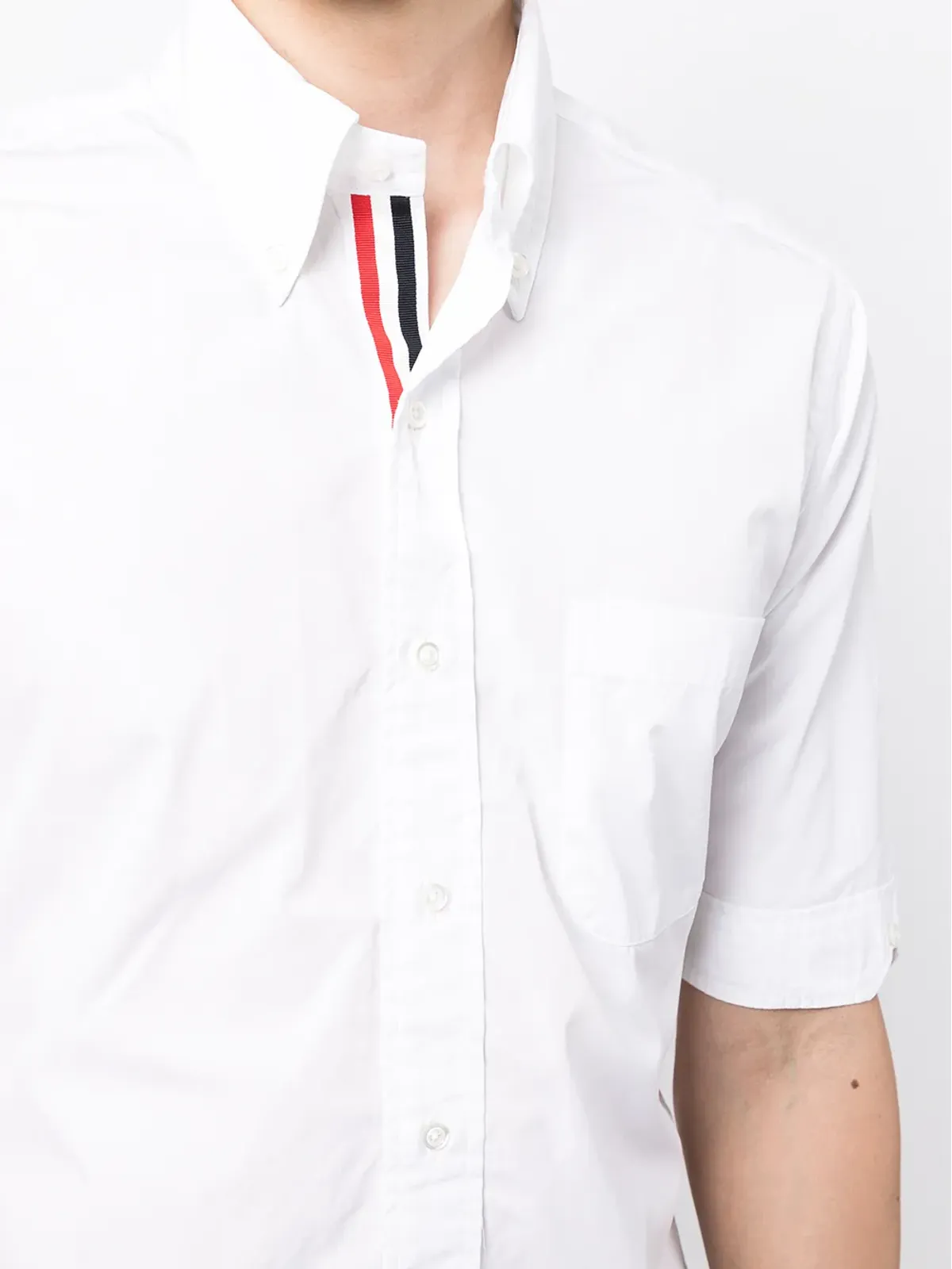 Thom Browne RWBストライプシャツ - ホワイト - 画像5