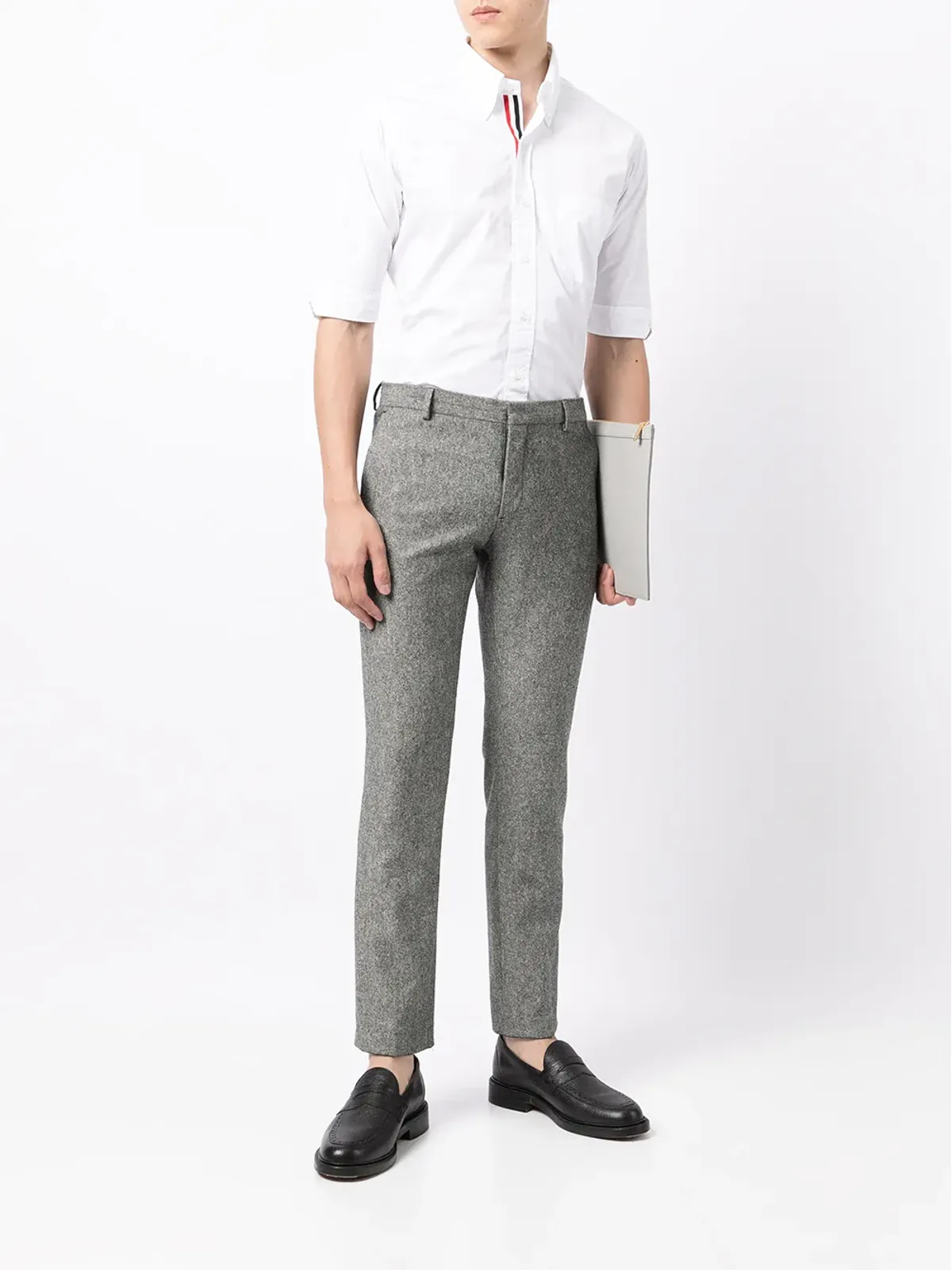 Thom Browne RWBストライプシャツ - ホワイト - 画像2