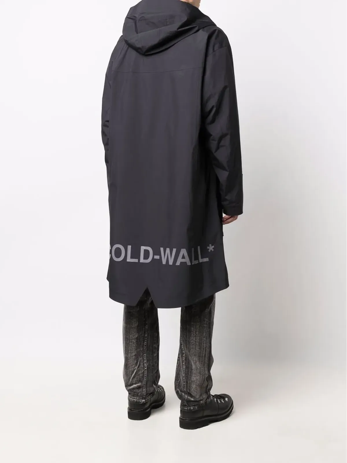 A-COLD-WALL* システムロゴプリント パーカコート - 画像5
