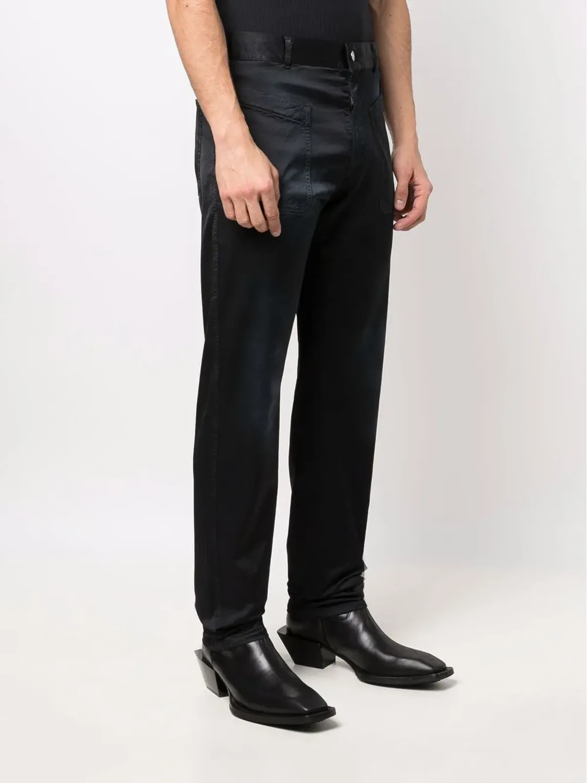 Diesel 刺繍ロゴ入りスリムカットパンツ - 画像3