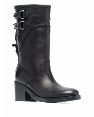 Buttero バックル付きレザーブーツ - サムネイル2
