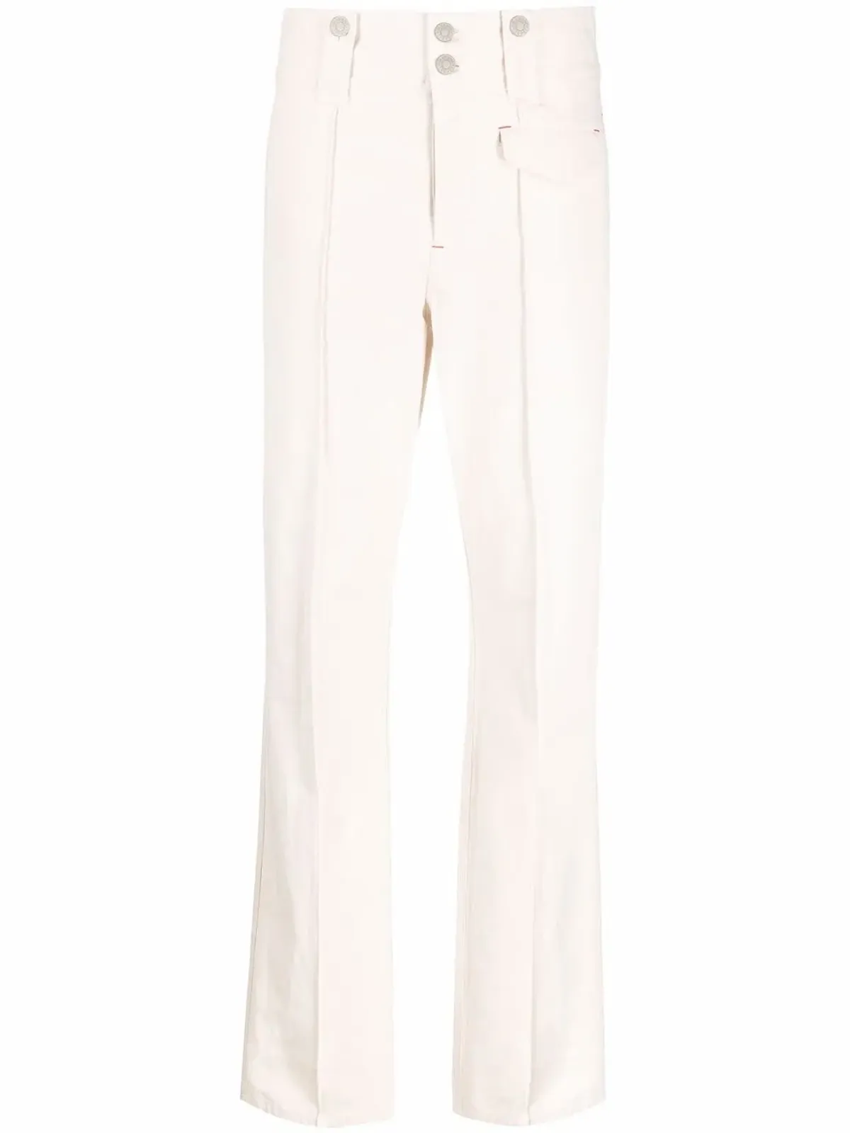 ISABEL MARANT ハイライズ・ストレートレッグパンツ - 画像1