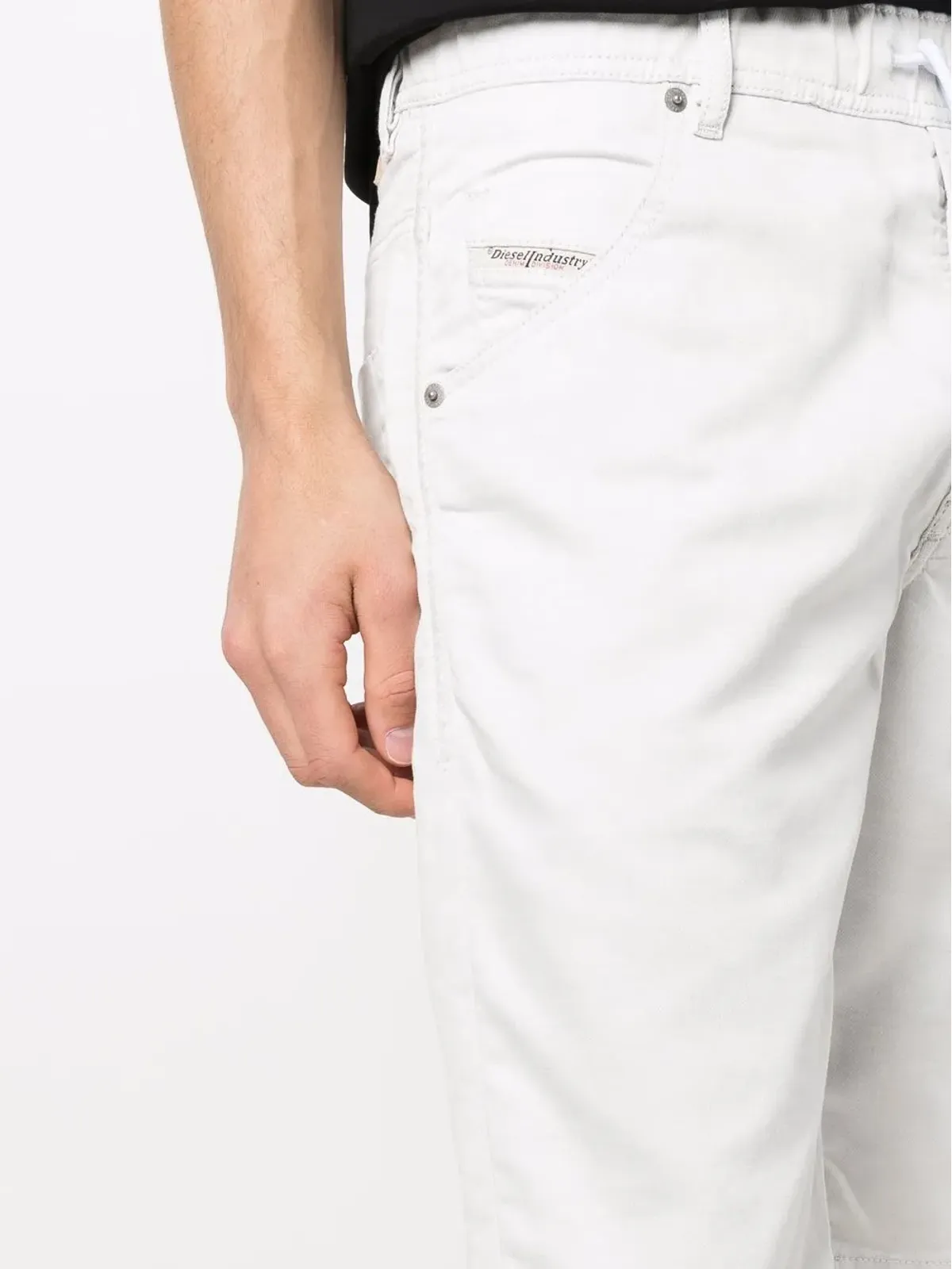 Diesel ドローストリングデニムショートパンツ - 画像5