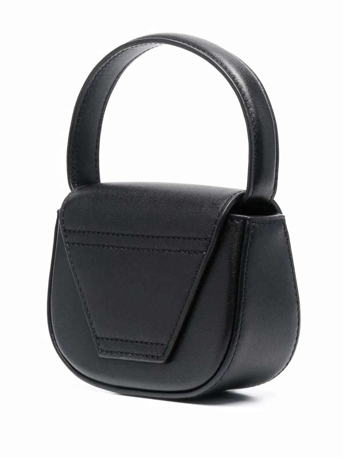 Diesel leather crossbody bag - Black - 画像3