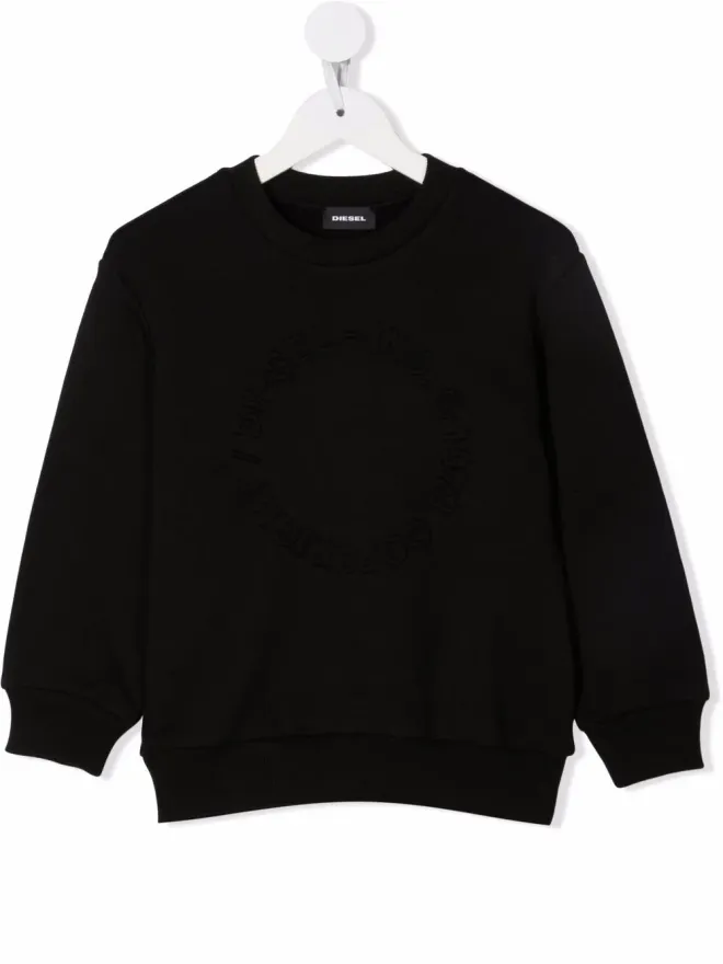 Diesel Kids Diesel Kids デボスド トーン ロゴ スウェットシャツの商品画像