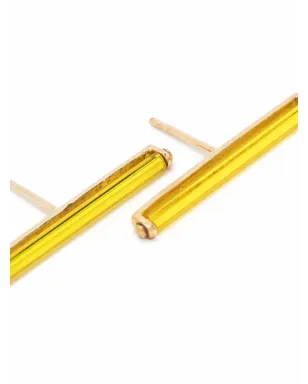 BEATRIZ PALACIOS Neon Lemon earrings - Yellow - サムネイル3