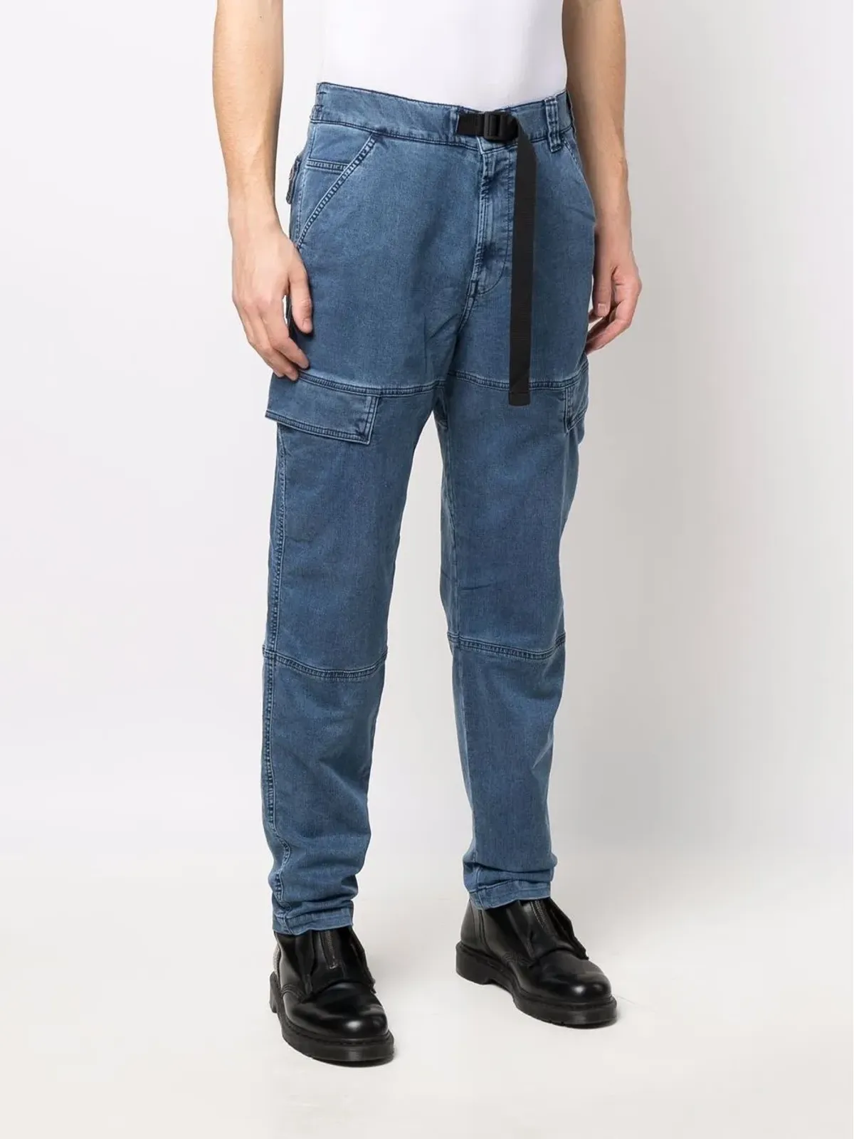 Diesel Krooley カーゴ テーパード ジーンズ - 画像3