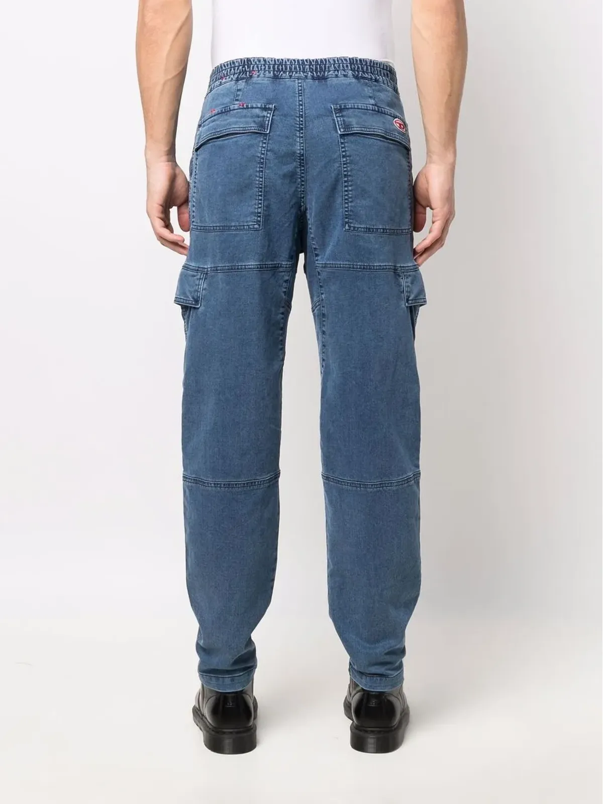 Diesel Krooley カーゴ テーパード ジーンズ - 画像4