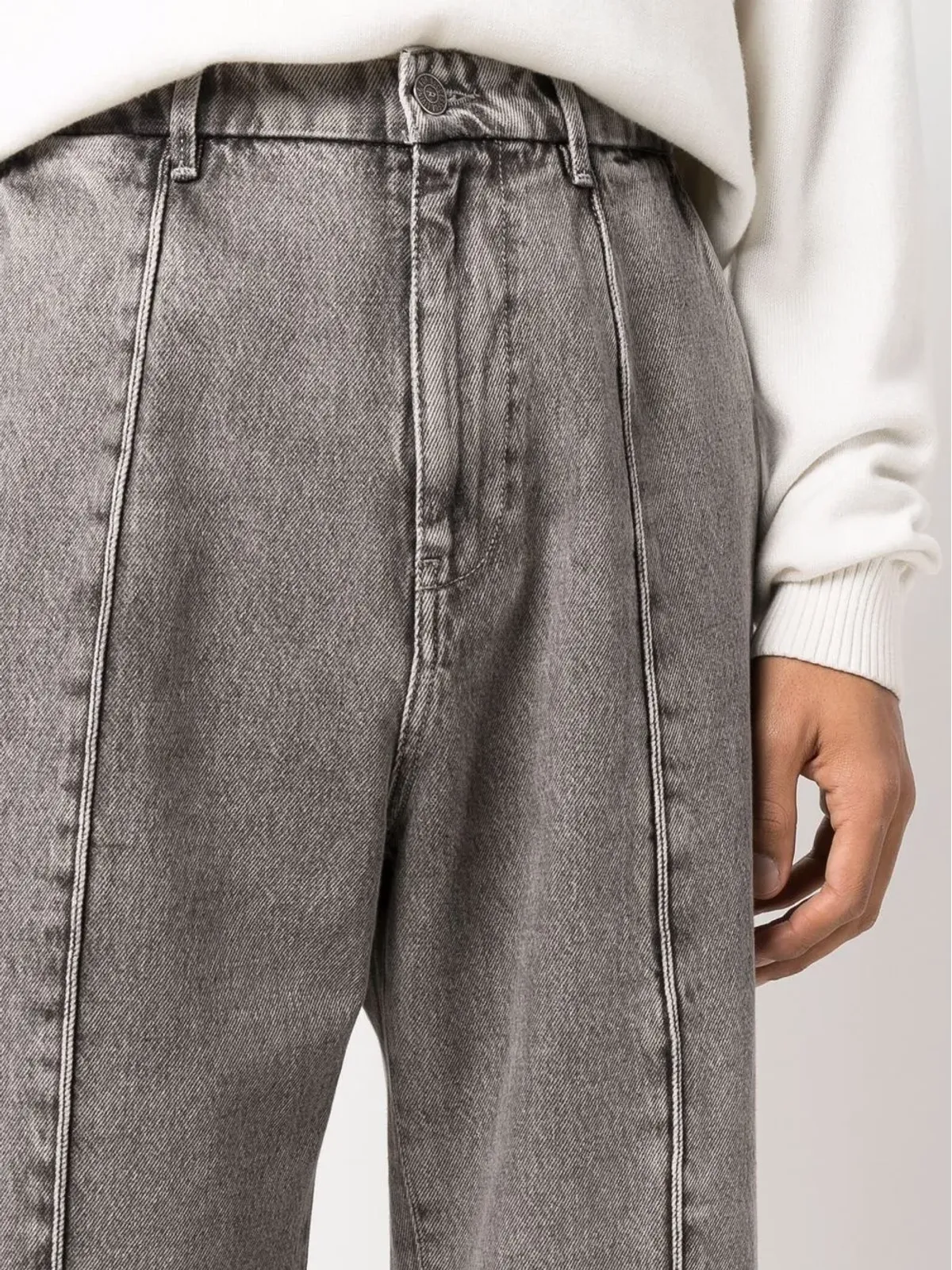Diesel ストレートレッグジーンズ - グレー - 画像5