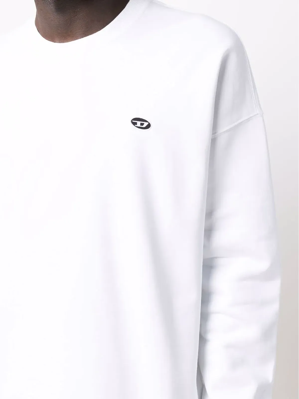 Diesel S-Rob-Doval-PJ コットン スウェットシャツ - 画像5