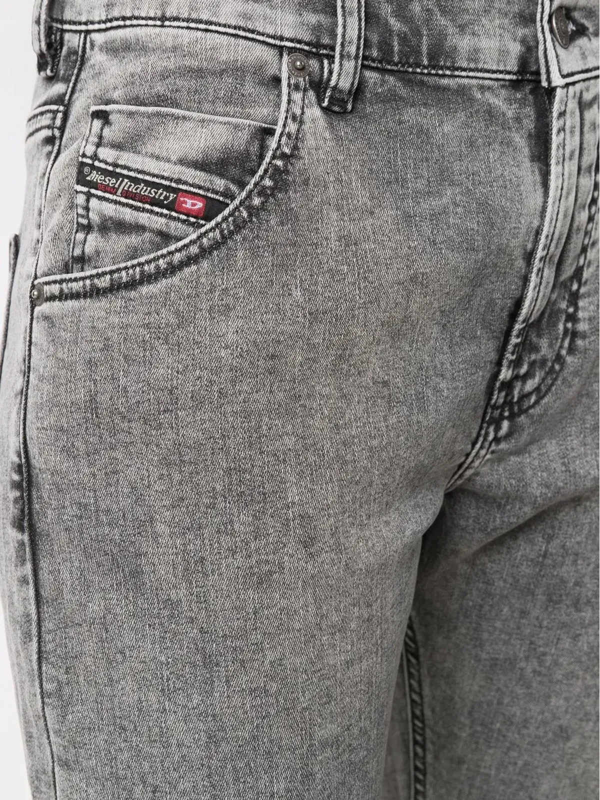 Diesel ロゴパッチ デニムジーンズ - 画像5