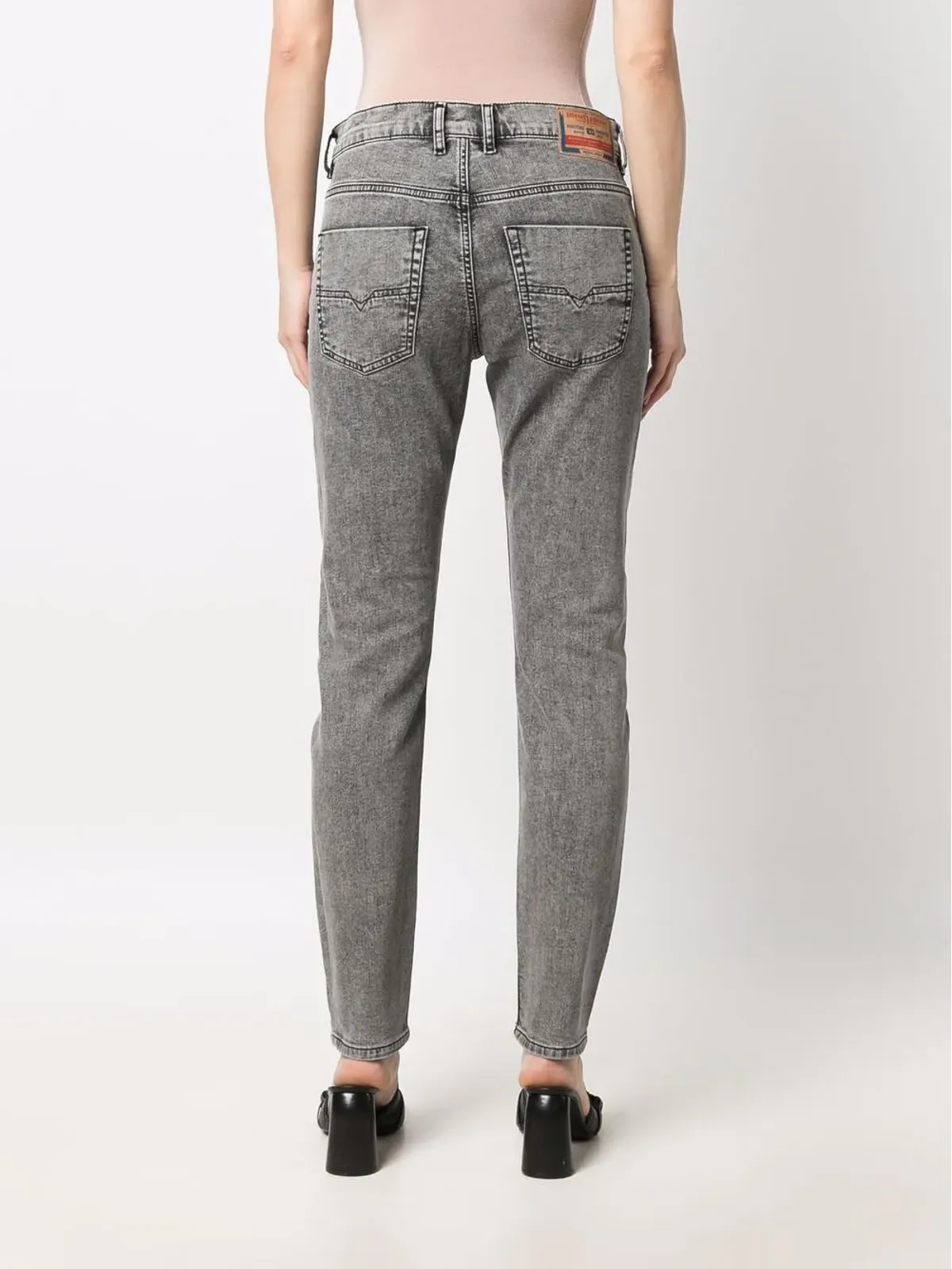 Diesel ロゴパッチ デニムジーンズ - 画像4